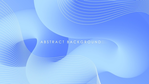 modern abstract background wave lines fluid liquid motion and blue gradient color