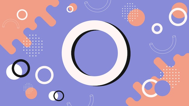 modern abstract background with memphis elements for background slide business card etc