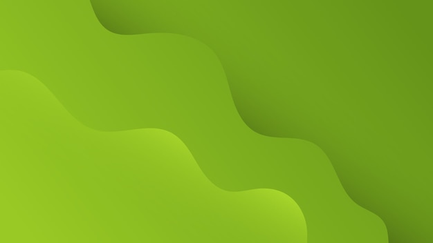 modern abstract background with motion wave and green gradient color