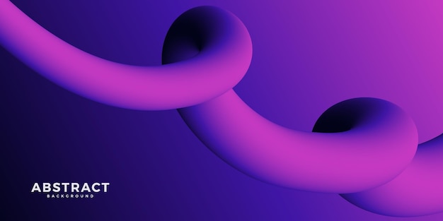 modern abstract fluid color 3d effect background banner design