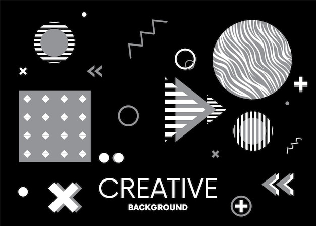 Modern abstract geometric pattern background design