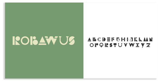 modern abstract vector font style design alphabet letters font style