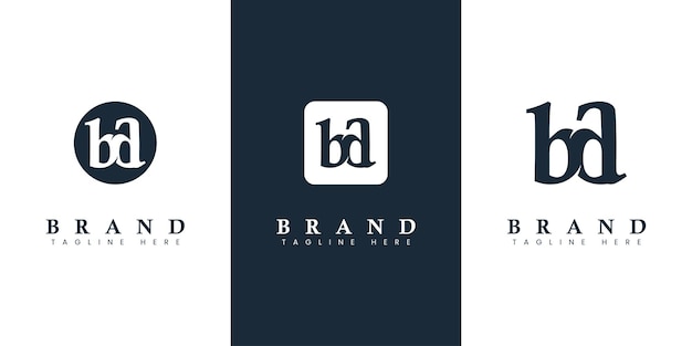 Modern and simple Lowercase BA Letter Logo suitable for any business with BA or AB initials