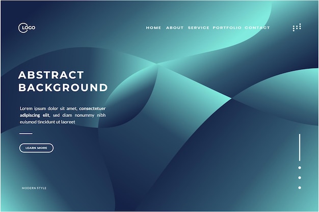 modern background featuring overlapping fluid shapes in shades of blue