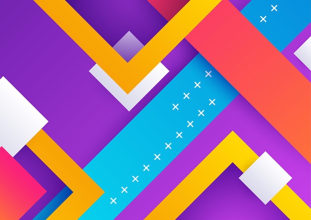 Modern bright vector colorful background for poster brochure card or flyer Abstract colorful background texture