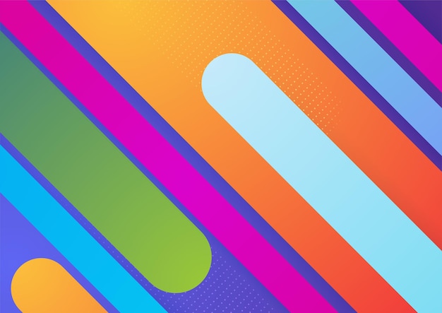 Modern colorful blue abstract geometric background Tech with square triangle circle and geometric shapes Vector abstract graphic design banner pattern background template