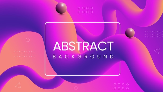 modern colorful gradient abstract fluid background design