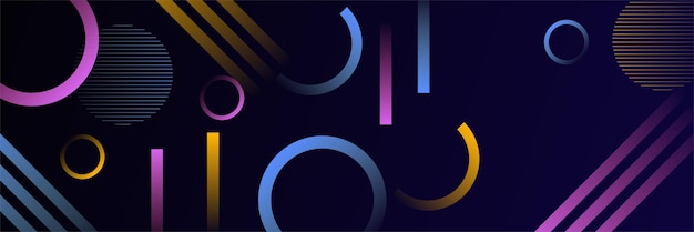 Modern colorful pink purple wave wide banner background. Abstract background for banner design. Web banner, texture, and header for website. Vector abstract graphic design pattern background template.