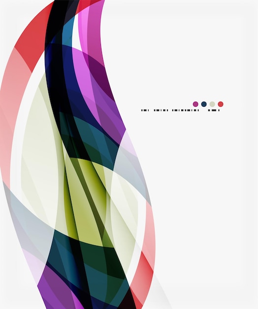 modern creative curve background with copy space vector template background for workflow layout diagram number options or web design