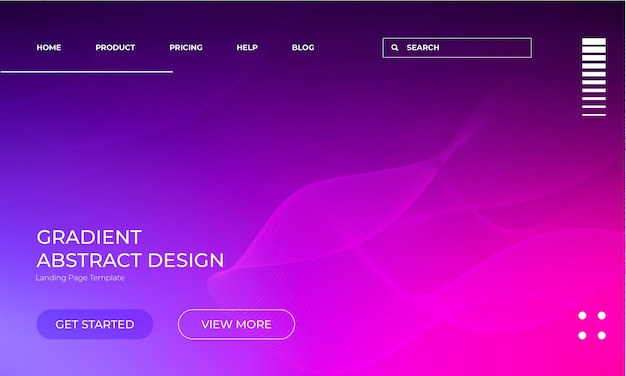 modern digital vector gradient lights background illustration for web