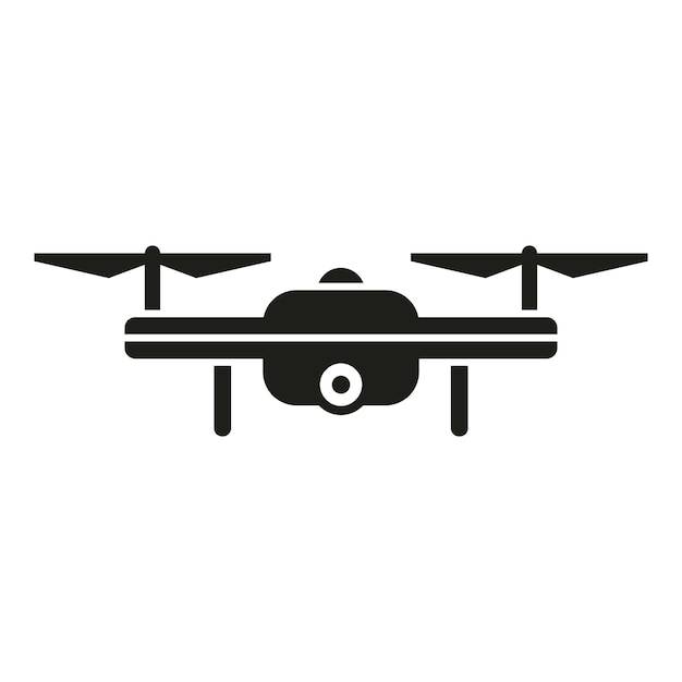 Modern drone icon simple vector Mobile smart digital Video toy
