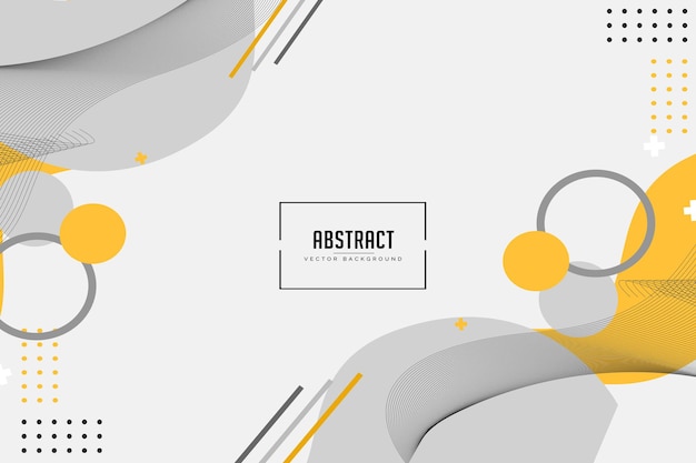 modern geometric abstract gradient Colorful background with different wavy shapes