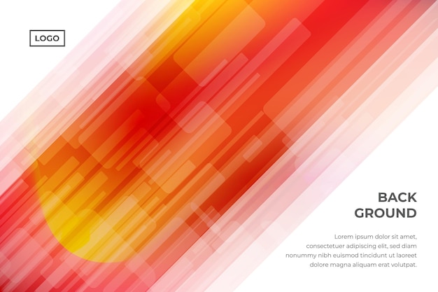 Modern gradient background with curvy shapes Free Vector