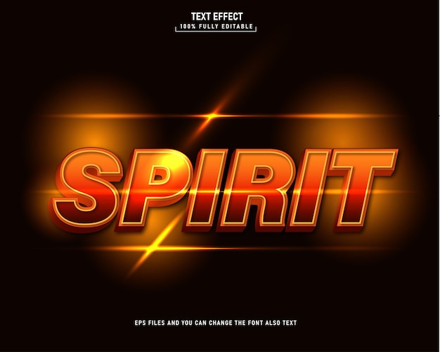 modern layer text effect editable Light text effect