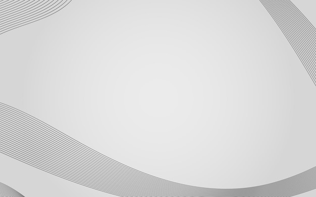 Modern lines with white background black and gray geometric lines on white background copy space