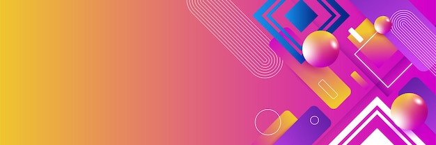 Modern minimal orange background design. Abstract orange banner vector illustration. Yellow orange vector abstract graphic design. Banner Pattern background template.