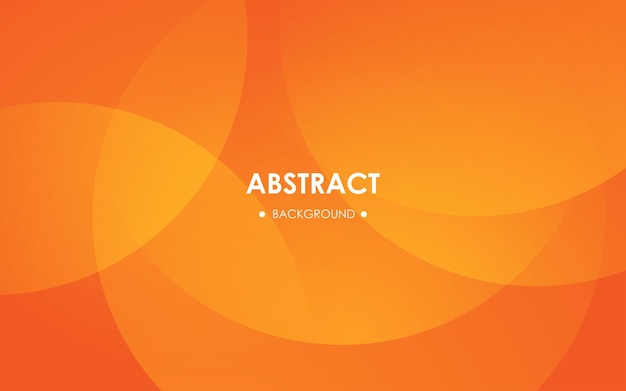 Modern orange colorful liquid geometric background with circle shape eps10 vector