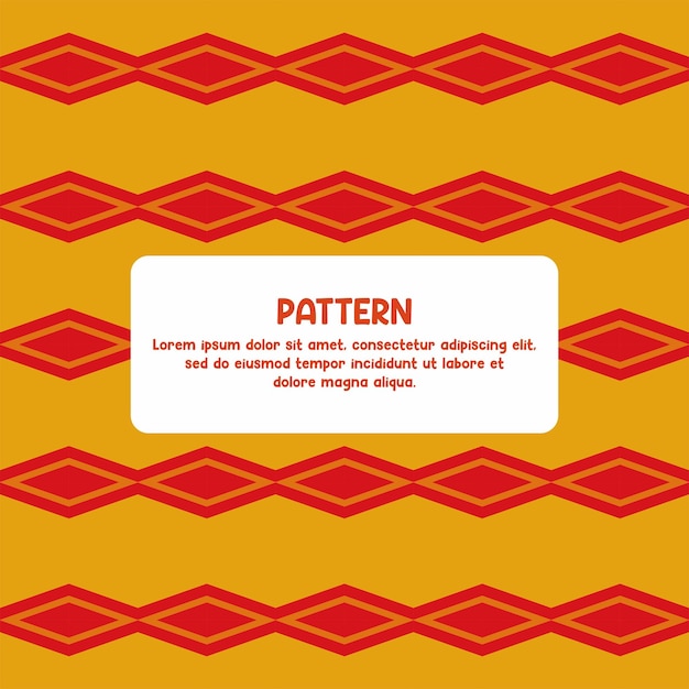 Modern pattern with cool theme