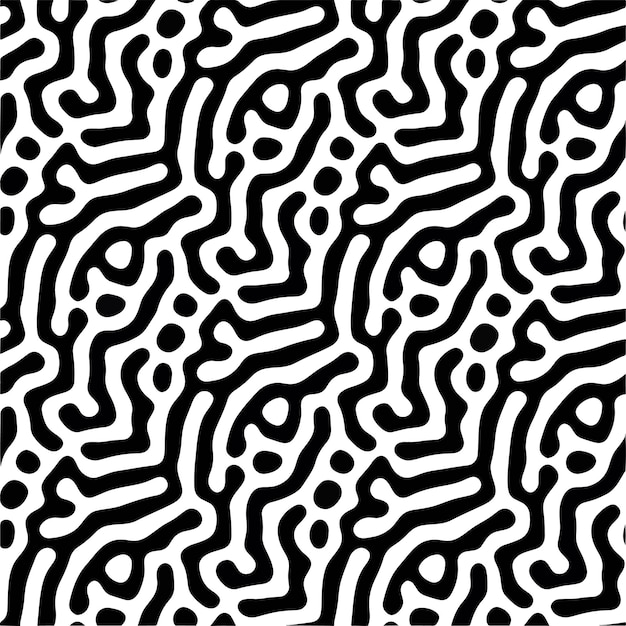 Modern stylish texture with a smooth natural maze pattern Repeating abstract design