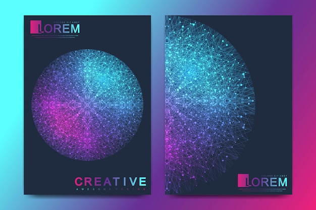 Modern template for brochure, leaflet, flyer, cover, banner, catalog, magazine, or annual report in A4 size. Health care cover template design. Healthcare presentation with mandala