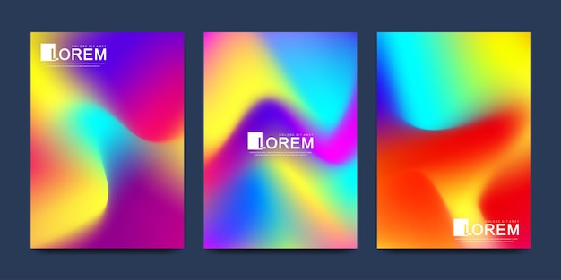 modern vector template for brochure leaflet flyer cover catalog in a size abstract fluid d shapes ve...