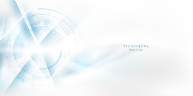 Modern white abstract technology background design vector illustration