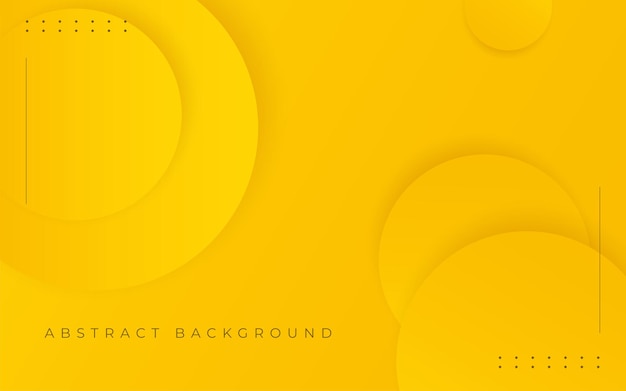 Modern yellow abstract background template