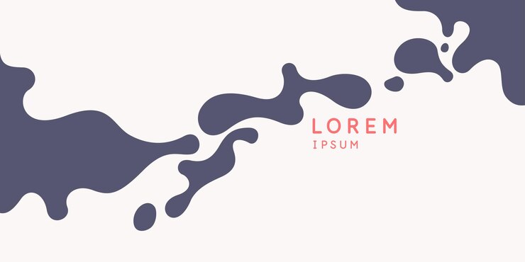 Vektor moderní pozadí s abstraktními prvky a dynamickými tvary kompozice skvrn vektorová ilustrace