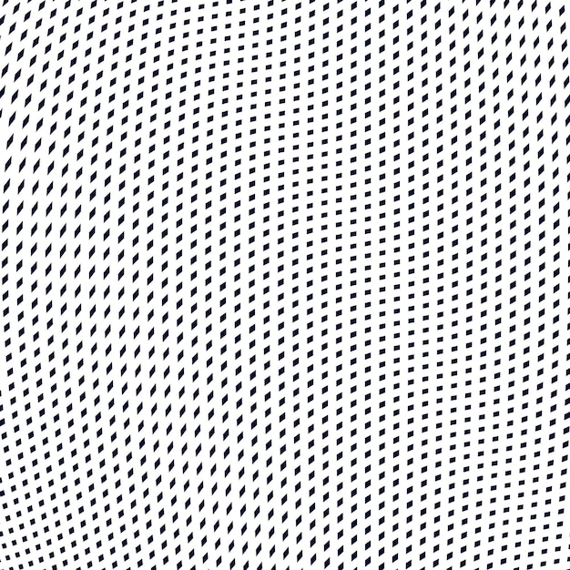 Moire pattern, op art background. Hypnotic backdrop with geometric black lines. Abstract vector tiling.