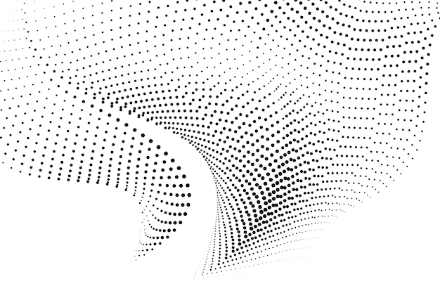Monochromatické vektorové pozadí s texturou polotónů