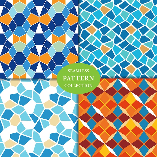 mosaic texture seamless pattern background 6