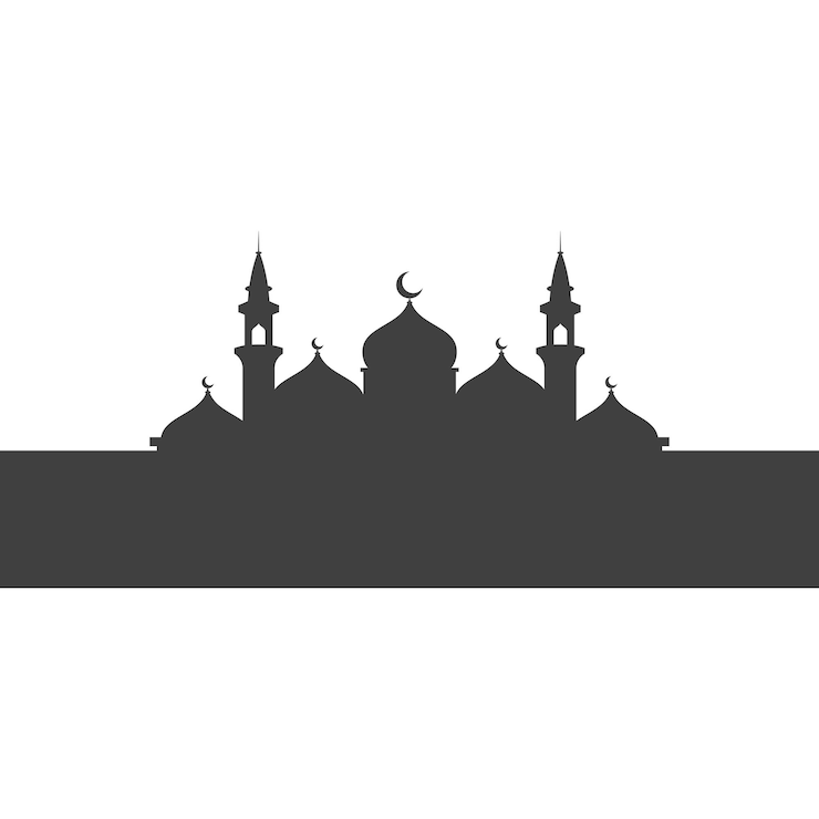 Vektor mosque background vector illustration