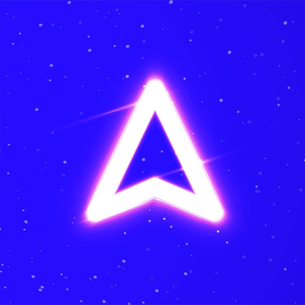 Motion arrow neon special collection Upload unique super glowing neon motion arrows sign vector