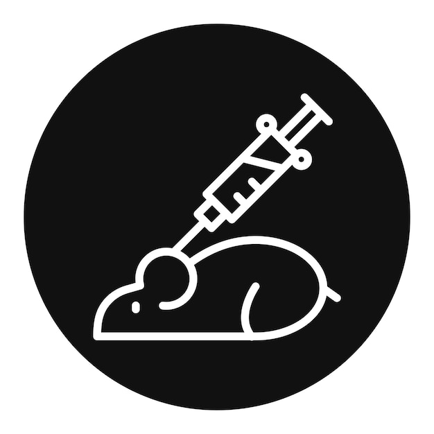 Mouse Experiment icon vector image Can be used for Lab