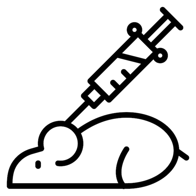 Mouse Experiment icon vector image Can be used for Lab