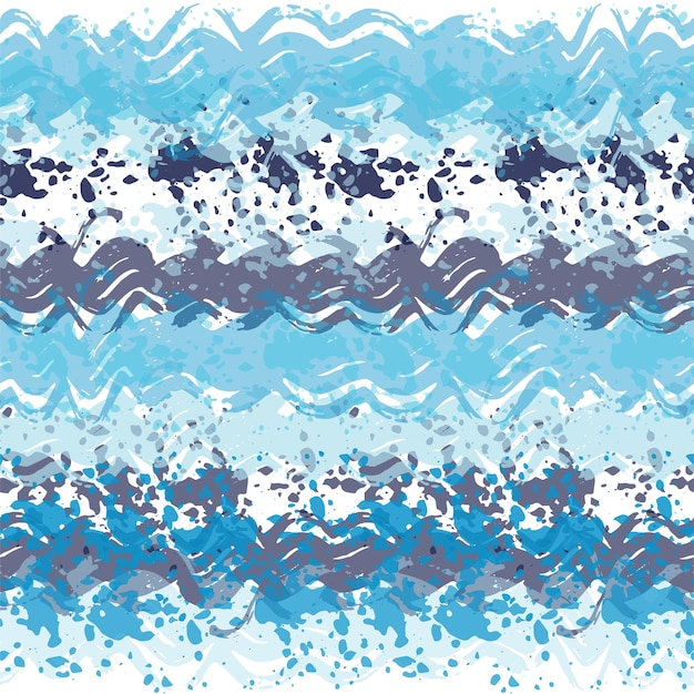 multi color overlapping wavy shapes form a creative pattern