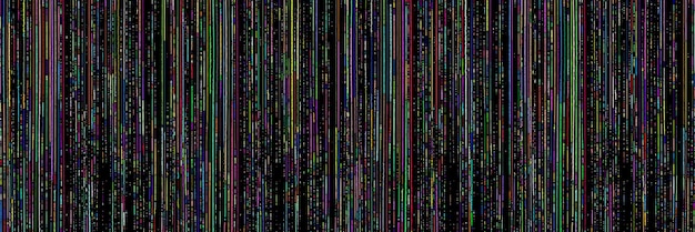 multicolor lines on dark background vector banner vertical structure