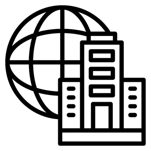 multinational icon vector image can be used for data science