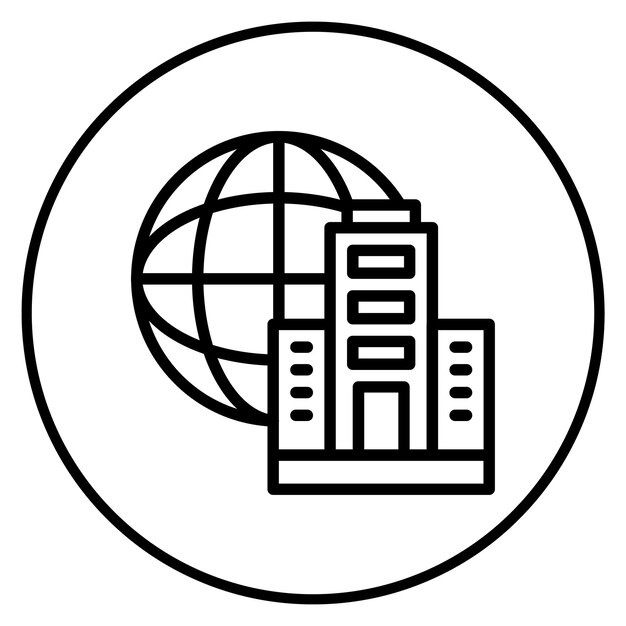 multinational icon vector image can be used for data science