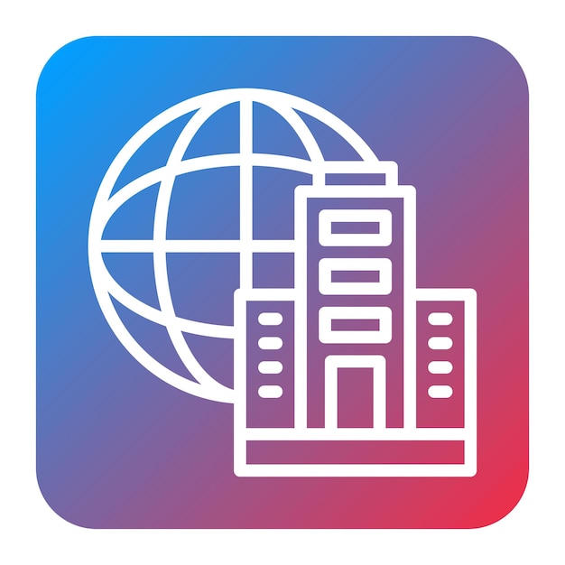 multinational icon vector image can be used for data science