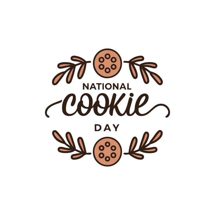 Vektor national cookie day illustration