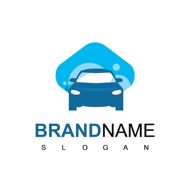 Návrh loga automobilu Vector izolovaný na bílém pozadí