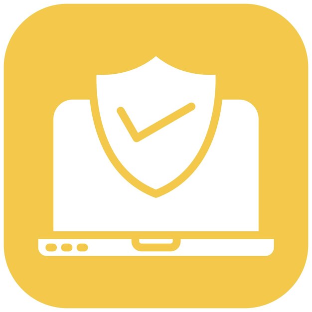 Network Authentication vector icon illustration of Networking iconset