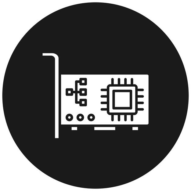 Network Interface Card vector icon Can be used for Computer and Hardware iconset