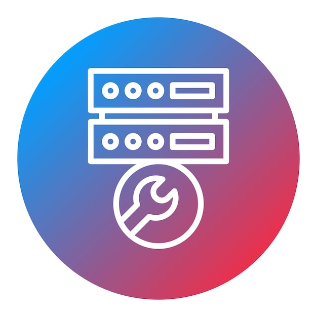 Network Maintenance icon vector image Can be used for Networking