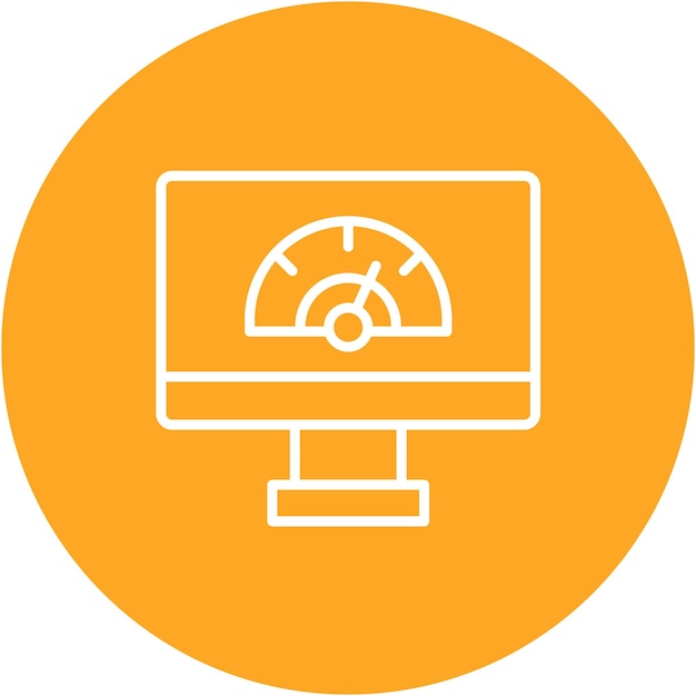 Network Speed Vector Illustration Style