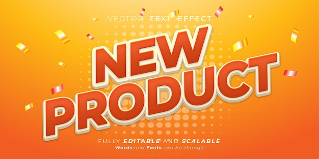new product text effect, editable three dimension text style