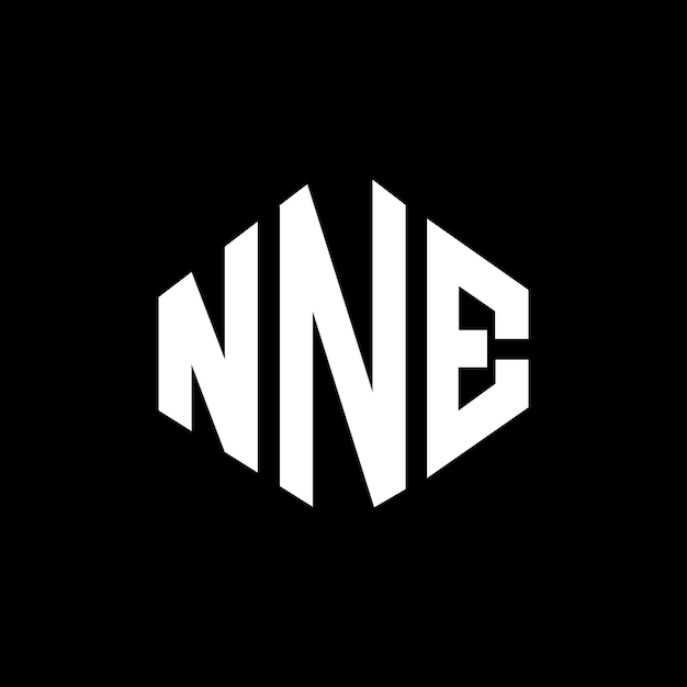 nne letter logo design with polygon shape nne polygon and cube shape logo design nne hexagon vector logo template white and black colors nne monogram business and real estate logo