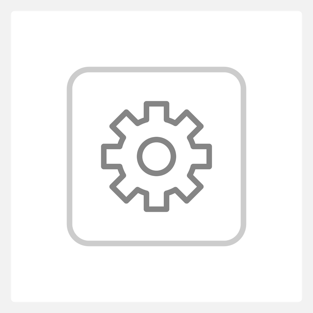 normal settings button ui element template
