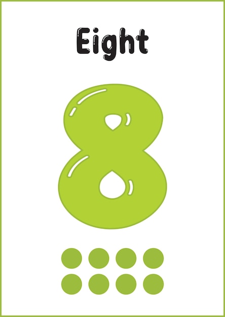 number flashcards